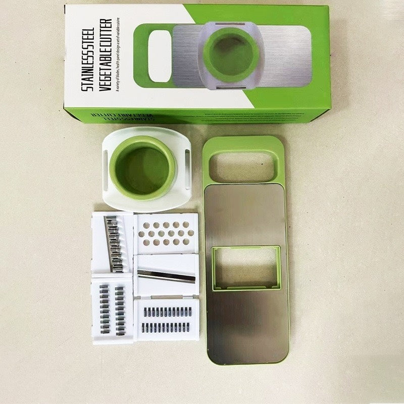 Multifunctional 5-Blade Vegetable Cutter & Grater | Random Colors