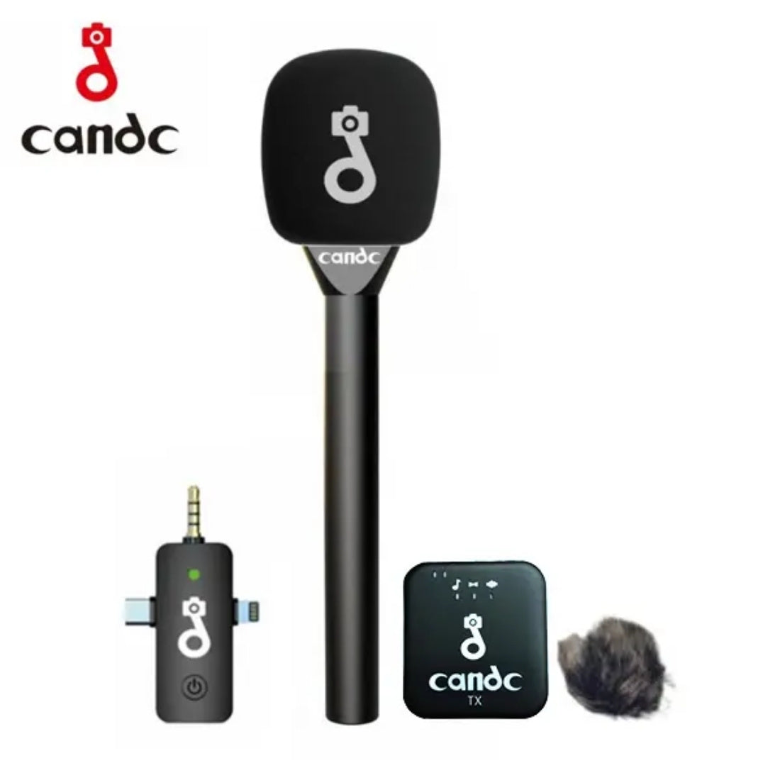 Candc Interview Single Wireless Microphone – 1 Transmitter & 1 Receiver